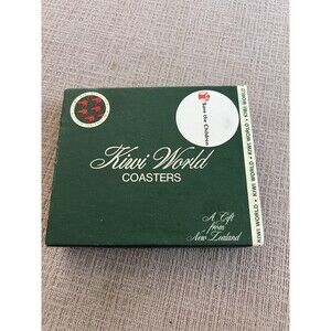 Kiwi World Coasters Set New Zealand Scenic National Parks Gift Boxed Tourist